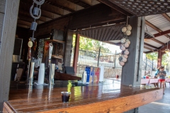Outdoor bar.