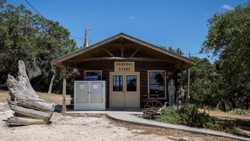 general store in cowboy style