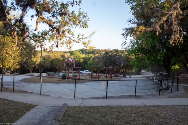 Main parking area.